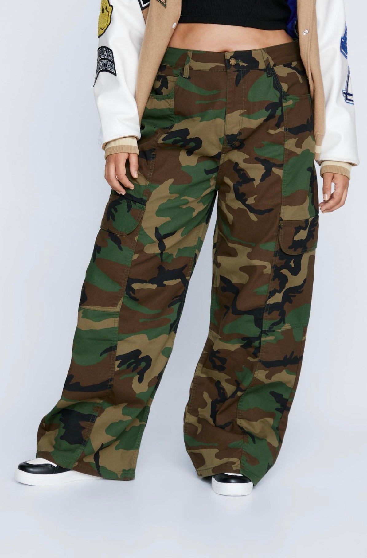 Wide Leg Camo Pants Sz US 20